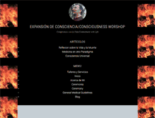 Tablet Screenshot of expansiondeconsciencia.com